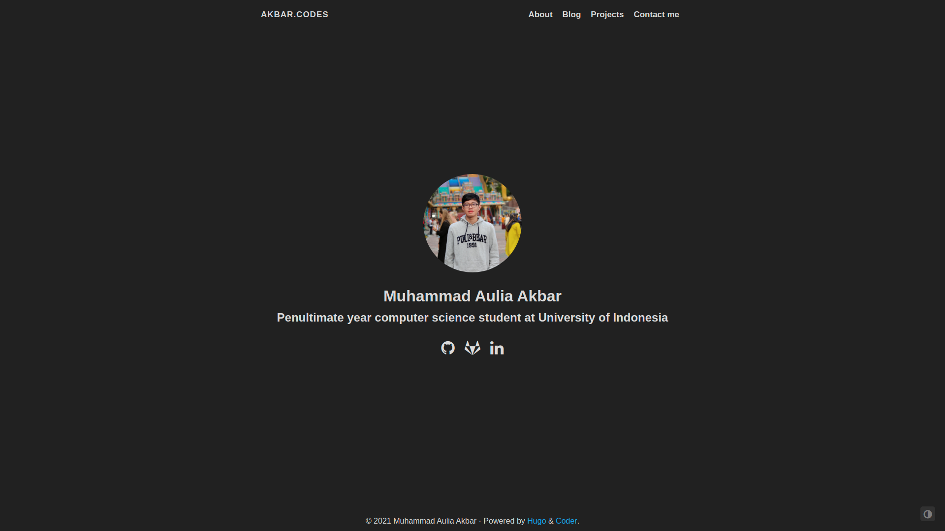 akbar.codes Homepage